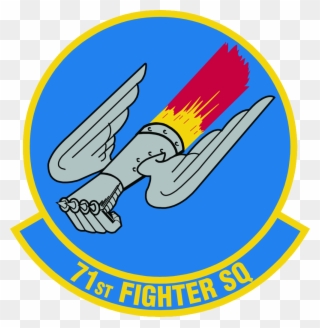 71st Fighter Squadron - 389th Fighter Squadron Patch Clipart