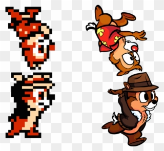 Download - Chip And Dale Sprites Clipart