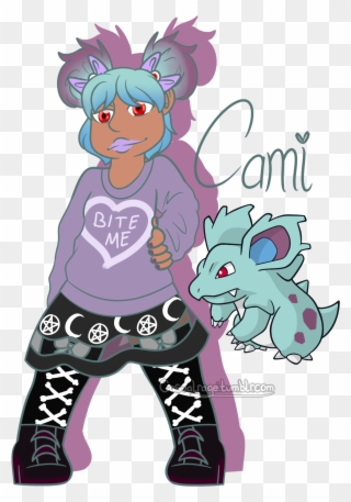 Cami Is A Serious Young Teen Who Loves Nothing More - Pokemon Nidorina Clipart