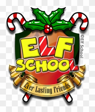 Website Logo Elf School - School Clipart