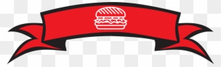 Burgers And Wings - Banner Clip Art Png Transparent Png