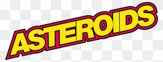 Asteroids Logo Arcade Bartop, Arcade Machine, Slot - Asteroids Logo Clipart