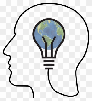 The Worlds Best Invention - Idea Bulb Brain Png Clipart