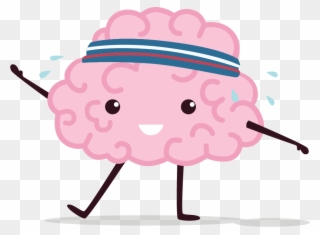 Being Physically Active Stimulates Your Brain And Strengthens - Brain Cartoon Clipart
