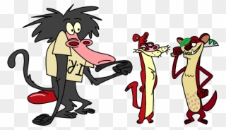 Baboon , I Am Weasel And Buck By Sethmendozada - Baboon On Cartoon Network Clipart