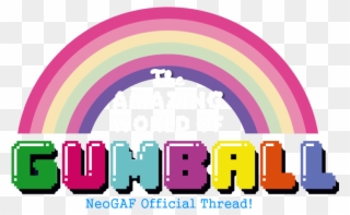 Staircase Clipart Rainbow - Amazing World Of Gumball Logo - Png Download