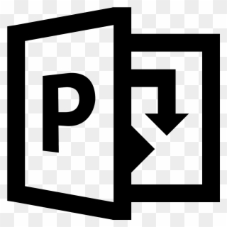Microsoft Project Icon - Microsoft Powerpoint Icon Png Clipart