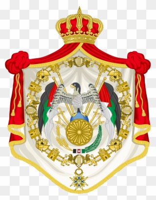 Open - King Abdullah Ii Coat Of Arms Clipart