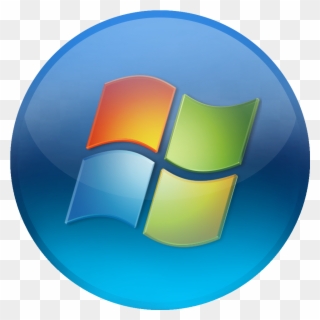Custom Themes, Icons And Start Buttons - Windows Vista Logo Png Clipart