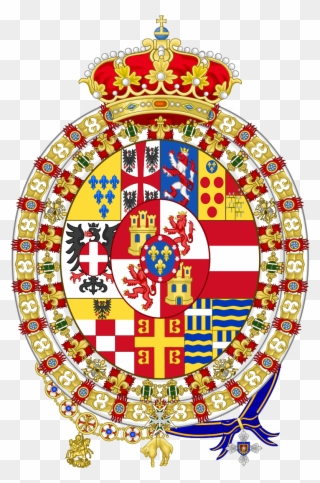 Coat Of Arms Of The House Of Bourbon-parma - Carlist Coat Of Arms Clipart