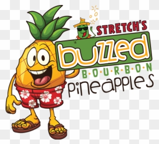 Buzzed Bourbon Pineapples - Flip Flops Clipart