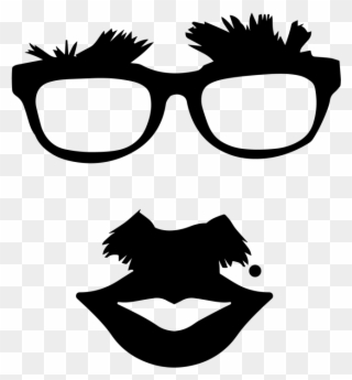 Funny Nose And Glasses Png Clipart