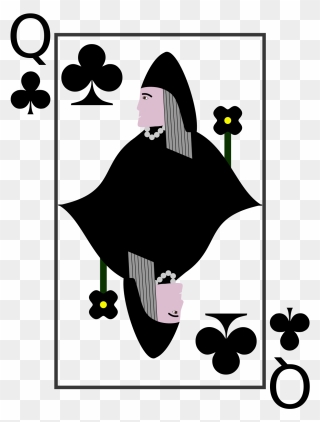 Cards Q Spade - King Of Spade Svg Clipart