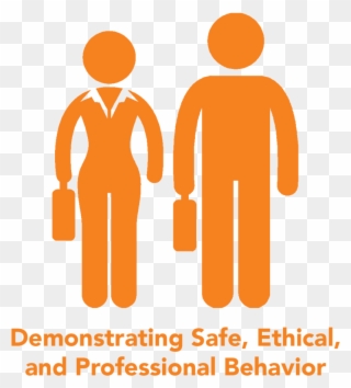 Demonstrating Safe Ethical Professional Behavior - Stainless Steel Toilet Signage Clipart