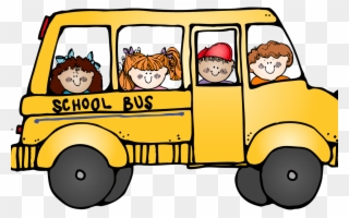 Girl School Bus Clipart - Field Trip No Background - Png Download