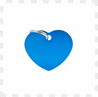 Heart Pequeña Aluminio Azul - Heart Clipart