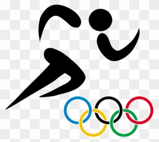 Olympic Athletics - Ancient Greek Olympic Flag Clipart