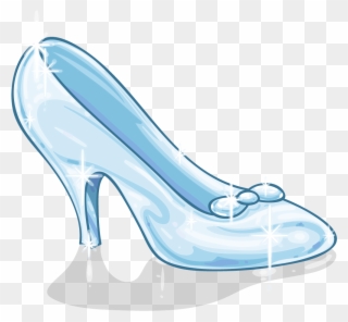 Disney Cinderella Shoe Clipart - Cinderellas Glass Slipper - Png Download