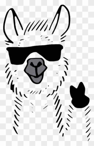 No Llama No Drama Clipart