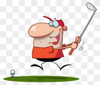 The Alma Action Association 8th Annual Spring Fling - Funny Golfer Clip Art - Png Download