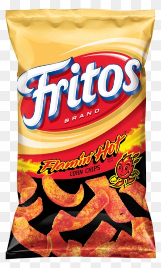 Fritos® Flamin' Hot® Flavored Corn Chips - Fritos Flamin Hot Corn Chips - 9.25 Oz Bag Clipart