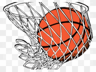 Jpg Royalty Free Stock Basketball Hoop Swoosh Clipart - Swoosh Basketball Clip Art - Png Download