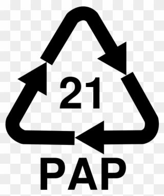 Recycling Code - Pap 21 Clipart