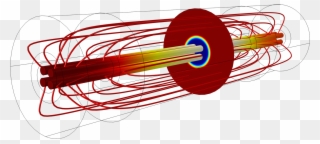 An Example Of Modeling Em Heating In An Inline Induction - Multiphysics Clipart