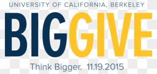 Help Support The Blum Center During The Cal Big Give - Big Give Berkeley Clipart