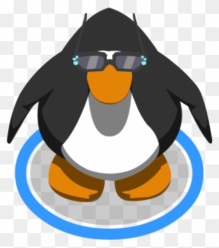 Rhinestone Sunglasses In-game - Club Penguin Penguin Sprite Clipart