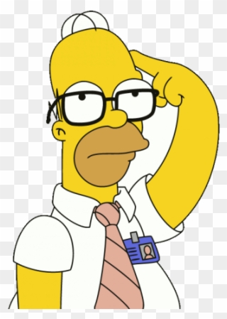 Homer Simpson Pensando Png - Homero Simpson Pensando Clipart
