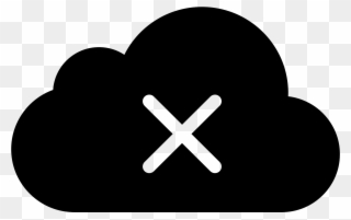 Cloud Cross Filled Icon - Single Sign On Icon Clipart