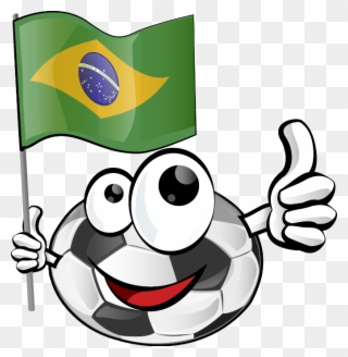 Brazil Worldcup2018 Fifa Russia Flag Flagbrazil Footbal - Brazil Football Drawing Clipart