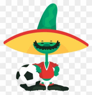 Mexico Worldcup2018 Fifa Russia Flag Flagbrazil Footbal - Mexico Em Desenho Futebol Clipart