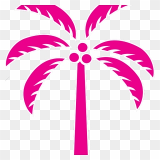 Palm Tree Clipart Pink Palm - 327 Royal Palm - Png Download