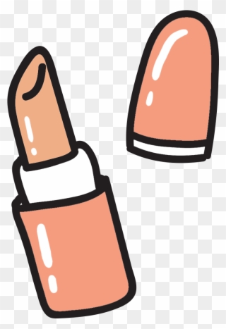 Make Up Lipstick Sticker By Giobi - Lipstick Clipart