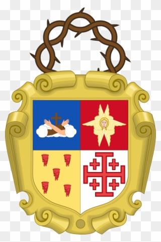 Escudo De La Orden Franciscana / Coat Of Arms Of The - Escudo De Los Franciscanos Clipart