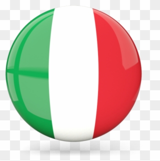 Travel Icons - Italy Round Flag Png Clipart