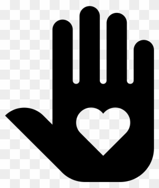 This Is A Picture Of A Right Hand With It's Fingers - Volunteering Icon Clipart