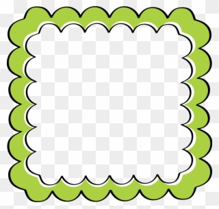 Green Border Frame Png File - Frames Borders Clip Art Transparent Png