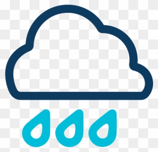Cloud Rain Icon - Rain Clipart
