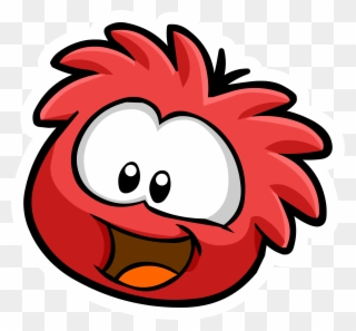 Red Puffle Pin - Club Penguin Red Puffle Clipart