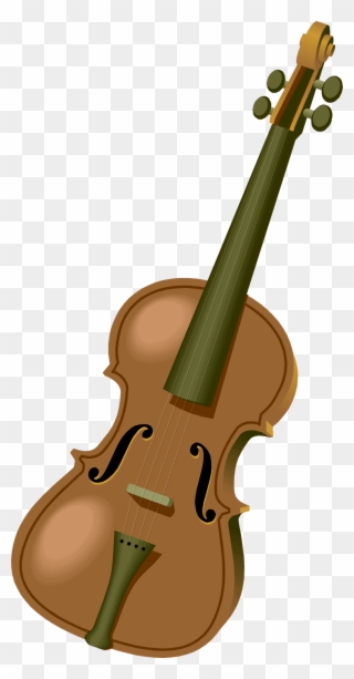 Free Stock Photo Illustration Of A - Violin Clipart