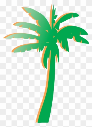 Palm Tree Graphic Png Jpg Library Stock - Green Lodging Florida Logo Clipart