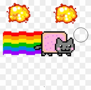 New World New Girl - Mlg Nyan Cat Png Clipart