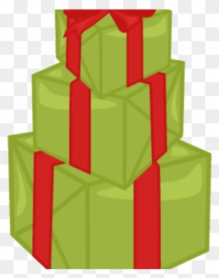 Birthday Present Clipart Stacked Present - Christmas Stack Of Presents - Png Download