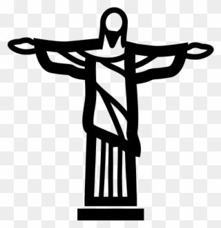 Christ The Redeemer Rubber Stamp - Rubber Stamping Clipart