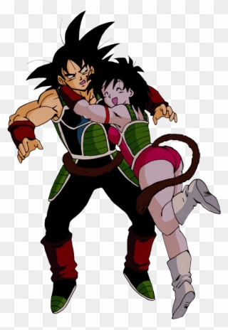 Svg Black And White Mother And Father From - Bardock Y Gine Clipart
