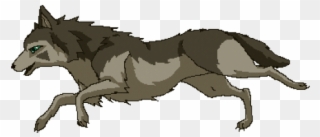 Original - Running Wolf Animation Clipart