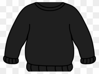 Grey Clipart Black Sweater - Sweater - Png Download (#1694646) - PinClipart